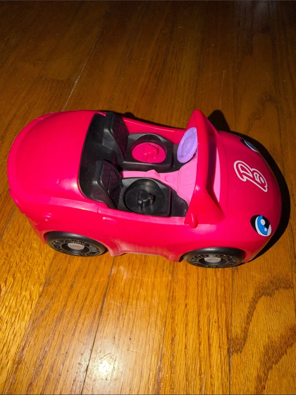 Barbie  Little People Hot Pink Convertible Play Car